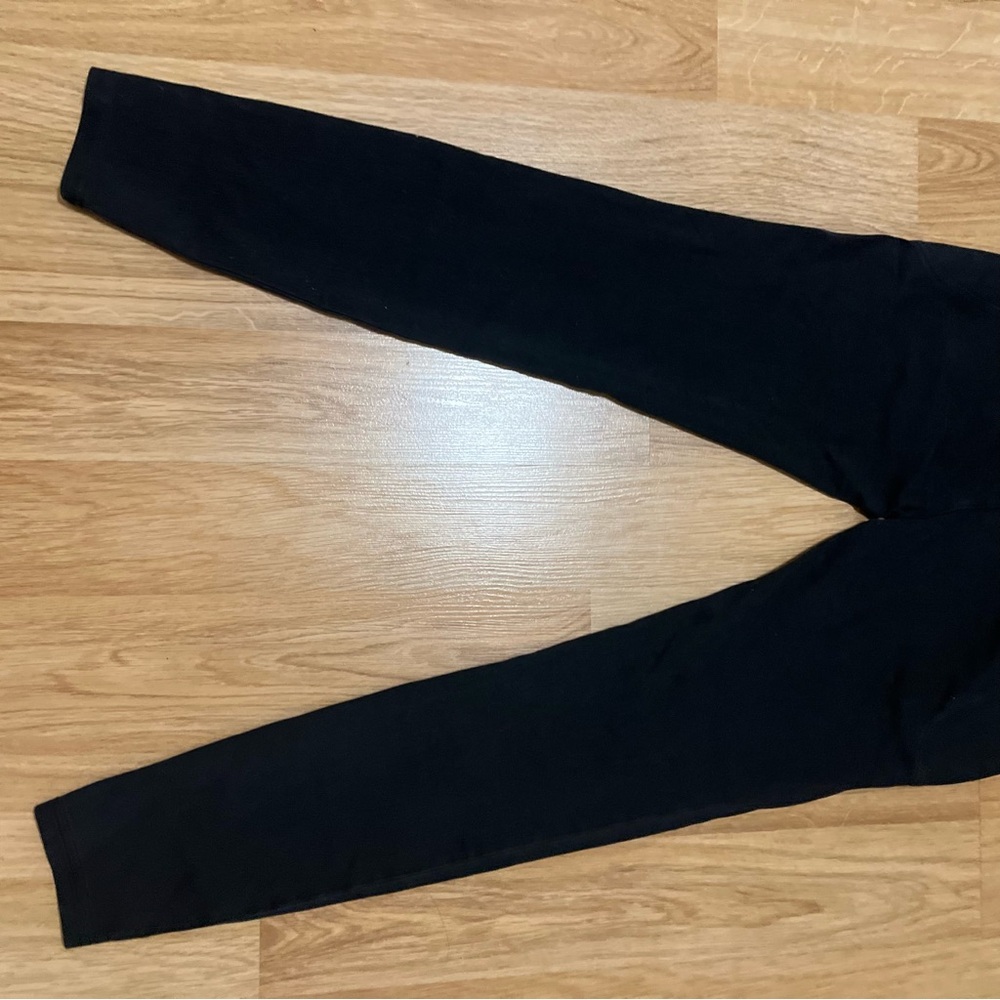 NEW Halara FlexCrossover Pocket Washed Denim Work Leggings Medium Black - Picture 12 of 14